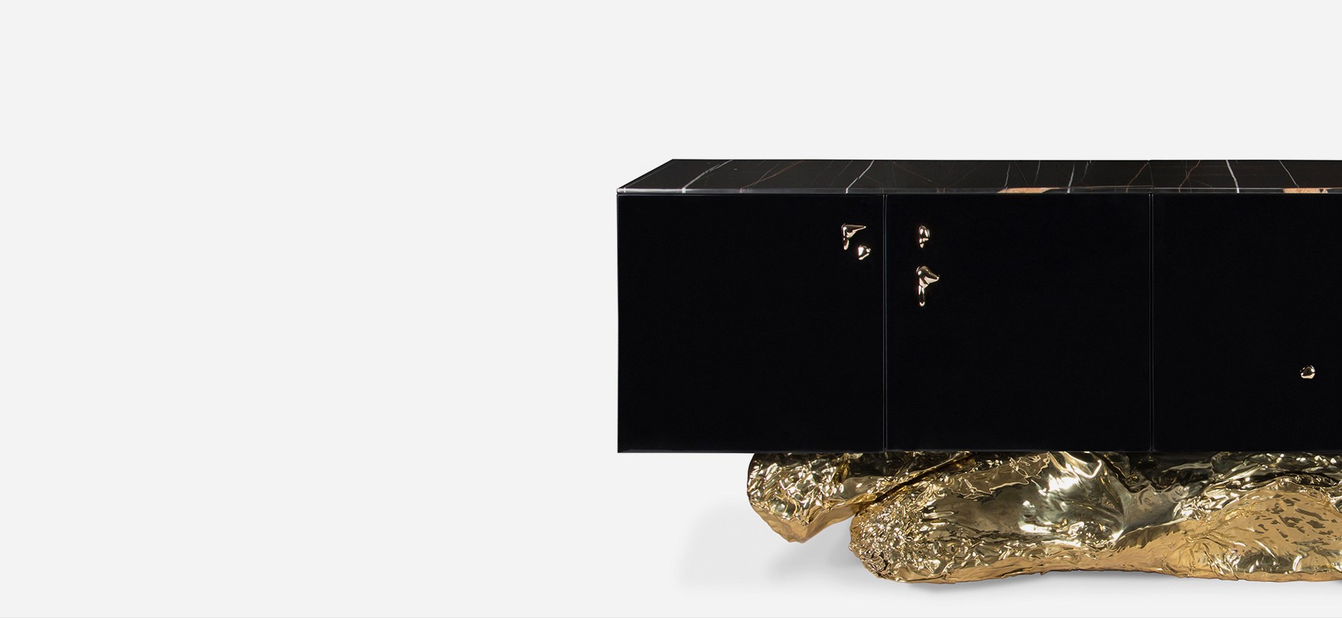 Angra Sculptural Marble Sideboard