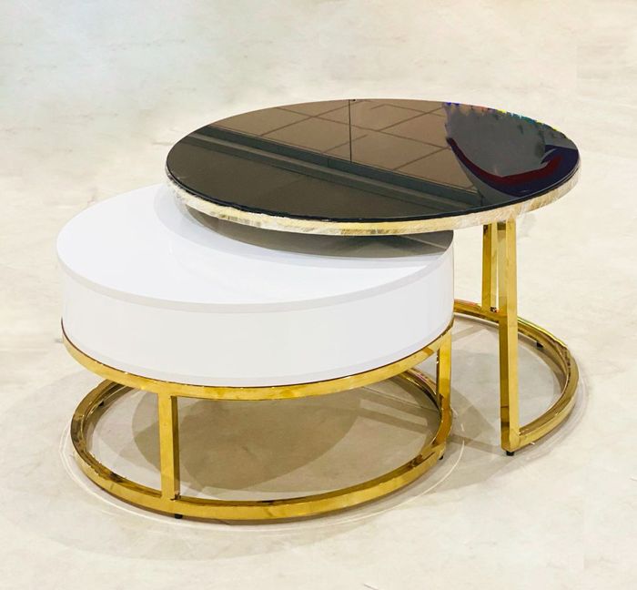 TURKISH NESTING CENTER TABLE — SS gold banquet furniture, Fusion Lahore